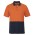JB's Hi Vis Short Sleeve Cotton Pique Trad Polo - Orange/Navy