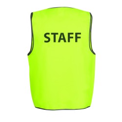 JB's HV SAFETY VEST PRINT STAFF 