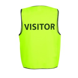 JB's HV SAFETY VEST PRINT VISITOR 