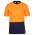 JB's Hi Vis Crew Neck Cotton T-Shirt Yellow/Navy - 5XL - Orange/Navy