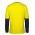 JB's Hi Vis Long Sleeve Crew Neck Cotton T-Shirt - Yellow/Navy