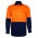 JB's Hi Vis Long Sleeve 150G Shirt - Orange/Navy