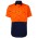 JB's Hi Vis Short Sleeve 190G Shirt - Orange/Navy