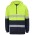 JB's Hi Vis (D+N) 1/2 Zip Segmented Tape Hoodie ORANGE/NVY-8/9XL - Lime/Navy