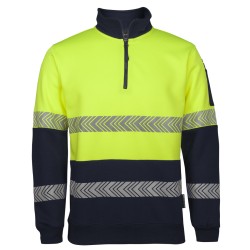JB's HV 1/2 ZIP SEGMENTED TAPE FLEECY 