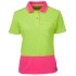 JB's LADIES HV S/S COMFORT POLO ORANGE/NVY -26