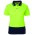 JB's Ladies Hi Vis Short Sleeve Comfort Polo Orange/Nvy -26 - Lime/Navy