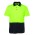 JB's Hi Vis Non Cuff Short Sleeve Cotton Back Polo - Lime/Navy