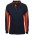 JB's Long Sleeve Street Panel Polo - Navy/Orange
