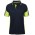 JB's Short Sleeve Street Panel Polo - Navy/Lime