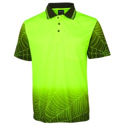 JB's HI VIS S/S WEB POLO 