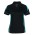 Podium Ladies Bell Polo - Black/Aqua