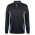 Podium Long Sleeve Cool Polo - Black/Aqua/Grey