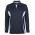 Podium Long Sleeve Cool Polo - Navy/Light Blue/White