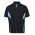 Podium Cool Polo - Black/Aqua/Grey