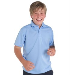Podium Kids Short Sleeve Poly Polo