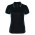Podium Ladies Piping Polo - Black/Aqua