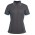 Podium Ladies Piping Polo - Charcoal/Aqua