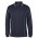 Podium Long Sleeve Piping Polo - Navy/Light Blue
