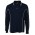 Podium Long Sleeve Piping Polo - Navy/White
