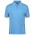 Podium Short Sleeve Piping Polo - Aqua/White