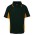Podium Kids Contrast Polo - Forest/Gold