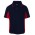 Podium Kids Contrast Polo - Navy/Red