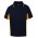 Podium Kids Contrast Polo - Navy/Gold