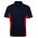 Podium Contrast Polo - Navy/Red