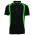 Podium Swirl Polo - Black/Pea Green