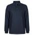 PODIUM L/S WAFFLE POCKET POLO 