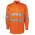 JB's (D+N) Long Sleeve 190G Work Shirt Hi Vis - Orange