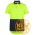 JB's Hi Vis Short Sleeve Drop Tail Polo - Lime/Navy