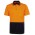 JB's Hi Vis 4602.1 Jacquard Non Cuff Polo - Orange/Navy
