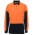 JB's Hi Vis 4602.1 Long Sleeve Gap Polo - Orange/Navy