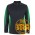 Podium Long Sleeve Bell Polo - Black/Pea Green