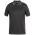 Podium Jacquard Contrast Polo - Gunmetal/White