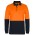 JB's Hi Vis Long Sleeve Cotton Polo - Orange/Black