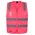 JB's Hi Vis (D+N) Zip Safety Vest - Pink