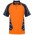 JB's Street Spider Polo W/ Reflective Stripe ORANGE/NVY-5XL - Orange/Navy