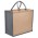 Large Eco Jute Tote - Natural,Grey