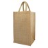 Four Bottle Jute Tote Bag