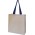 Heavy Duty Tote with Gusset - Natural,Navy