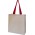 Heavy Duty Tote with Gusset - Natural,Red