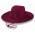 Poly Viscose Slouch Hat - Maroon