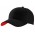 Contrast Cap - Black/Red