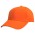Heavy Brushed Cotton Cap - Orange