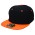 Urban Youth Snapback - Black,Orange