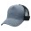 Heathered Mesh Trucker - Charcoal Heather,Black