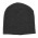 Heathered Skull Beanie - Black